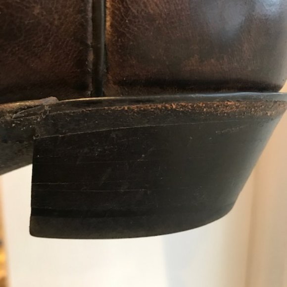 Lucchese Savannah chocolate brown cowboy boots size 5.5 - 6 - Picture 10 of 10